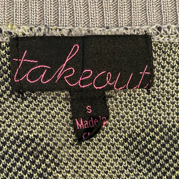 Takeout Sweater For Women Leopard Print Size Small - Picture 4 of 7